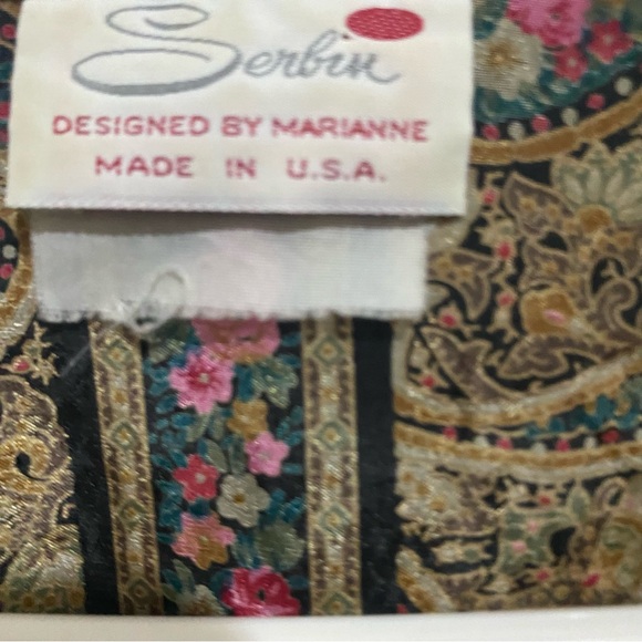 Vintage Floral Long Sleeve Dress - Picture 2 of 6